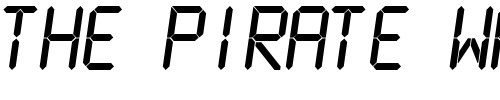 Font : LCDMono-Normal Custom Text : The Pirate Way Test your own text here Click to download or to view this font on a tshirt that can be custom printed in Bali