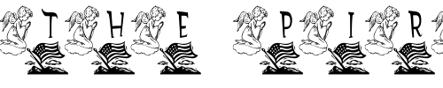 Font : LCR-America-s-Angel-LSF Custom Text : The Pirate Way Test your own text here Click to download or to view this font on a tshirt that can be custom printed in Bali