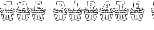 Font : LD-Apple-Harvest Custom Text : The Pirate Way Test your own text here Click to download or to view this font on a tshirt that can be custom printed in Bali