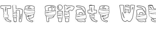 Font : LD-Boo-Boo Custom Text : The Pirate Way Test your own text here Click to download or to view this font on a tshirt that can be custom printed in Bali