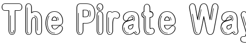 Font : LD-Bubbley Custom Text : The Pirate Way Test your own text here Click to download or to view this font on a tshirt that can be custom printed in Bali