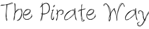Font : LD-Chicken-Scratch Custom Text : The Pirate Way Test your own text here Click to download or to view this font on a tshirt that can be custom printed in Bali