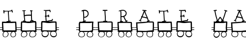 Font : LD-Choo-Choo Custom Text : The Pirate Way Test your own text here Click to download or to view this font on a tshirt that can be custom printed in Bali