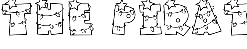 Font : LD-Christmas-Lights Custom Text : The Pirate Way Test your own text here Click to download or to view this font on a tshirt that can be custom printed in Bali