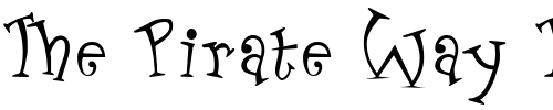 Font : LD-Coffee-House Custom Text : The Pirate Way Test your own text here Click to download or to view this font on a tshirt that can be custom printed in Bali