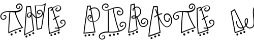 Font : LD-Curly-Dot Custom Text : The Pirate Way Test your own text here Click to download or to view this font on a tshirt that can be custom printed in Bali