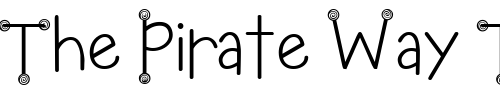 Font : LD-Dizzy Custom Text : The Pirate Way Test your own text here Click to download or to view this font on a tshirt that can be custom printed in Bali