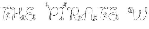 Font : LD-Figure-Skating Custom Text : The Pirate Way Test your own text here Click to download or to view this font on a tshirt that can be custom printed in Bali