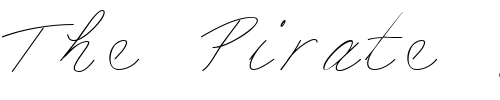 Font : LD-Fine-Script-7 Custom Text : The Pirate Way Test your own text here Click to download or to view this font on a tshirt that can be custom printed in Bali