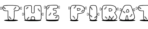 Font : LD-Frankenstein Custom Text : The Pirate Way Test your own text here Click to download or to view this font on a tshirt that can be custom printed in Bali