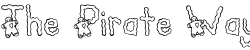 Font : LD-Gingerbread Custom Text : The Pirate Way Test your own text here Click to download or to view this font on a tshirt that can be custom printed in Bali