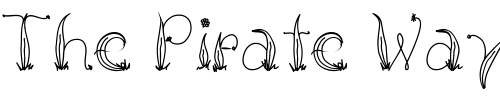 Font : LD-Grassy Custom Text : The Pirate Way Test your own text here Click to download or to view this font on a tshirt that can be custom printed in Bali