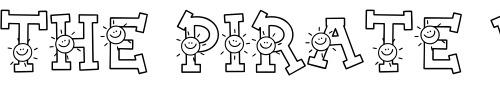 Font : LD-Happy-Sun Custom Text : The Pirate Way Test your own text here Click to download or to view this font on a tshirt that can be custom printed in Bali
