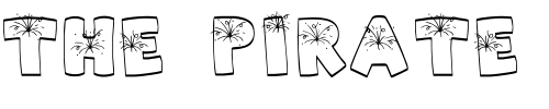 Font : LD-Jubilee Custom Text : The Pirate Way Test your own text here Click to download or to view this font on a tshirt that can be custom printed in Bali