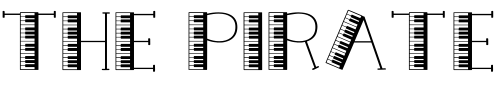 Font : LD-Keyboard Custom Text : The Pirate Way Test your own text here Click to download or to view this font on a tshirt that can be custom printed in Bali