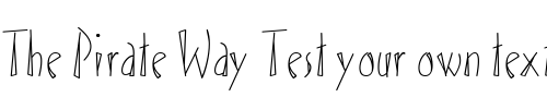 Font : LD-Muse Custom Text : The Pirate Way Test your own text here Click to download or to view this font on a tshirt that can be custom printed in Bali