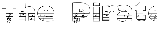 Font : LD-Musical Custom Text : The Pirate Way Test your own text here Click to download or to view this font on a tshirt that can be custom printed in Bali