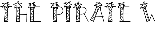 Font : LD-Palm-Trees Custom Text : The Pirate Way Test your own text here Click to download or to view this font on a tshirt that can be custom printed in Bali