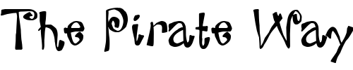 Font : LD-PeekABoo Custom Text : The Pirate Way Test your own text here Click to download or to view this font on a tshirt that can be custom printed in Bali