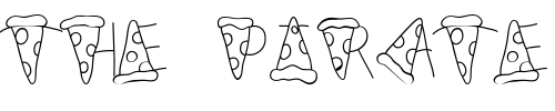Font : LD-Pizza Custom Text : The Pirate Way Test your own text here Click to download or to view this font on a tshirt that can be custom printed in Bali