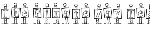Font : LD-Polariced Custom Text : The Pirate Way Test your own text here Click to download or to view this font on a tshirt that can be custom printed in Bali