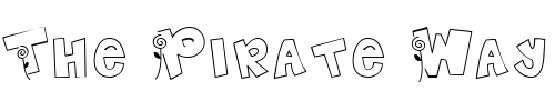 Font : LD-Rosebud Custom Text : The Pirate Way Test your own text here Click to download or to view this font on a tshirt that can be custom printed in Bali