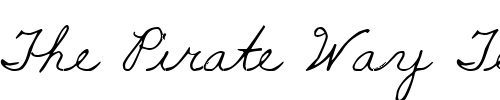 Font : LD-Script-5 Custom Text : The Pirate Way Test your own text here Click to download or to view this font on a tshirt that can be custom printed in Bali