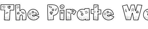 Font : LD-Seashells Custom Text : The Pirate Way Test your own text here Click to download or to view this font on a tshirt that can be custom printed in Bali