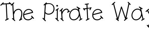 Font : LD-Slash-Serif Custom Text : The Pirate Way Test your own text here Click to download or to view this font on a tshirt that can be custom printed in Bali