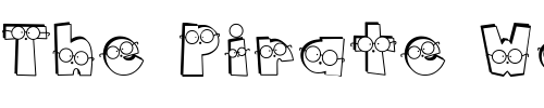 Font : LD-Specs Custom Text : The Pirate Way Test your own text here Click to download or to view this font on a tshirt that can be custom printed in Bali