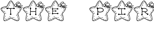 Font : LD-Stars Custom Text : The Pirate Way Test your own text here Click to download or to view this font on a tshirt that can be custom printed in Bali