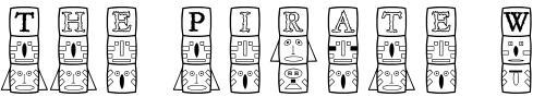 Font : LD-Totem Custom Text : The Pirate Way Test your own text here Click to download or to view this font on a tshirt that can be custom printed in Bali