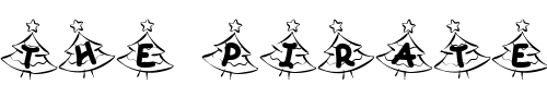 Font : LD-TrimaTree Custom Text : The Pirate Way Test your own text here Click to download or to view this font on a tshirt that can be custom printed in Bali