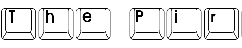 Font : LD-Typist Custom Text : The Pirate Way Test your own text here Click to download or to view this font on a tshirt that can be custom printed in Bali