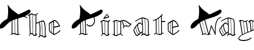 Font : LD-Witchy Custom Text : The Pirate Way Test your own text here Click to download or to view this font on a tshirt that can be custom printed in Bali