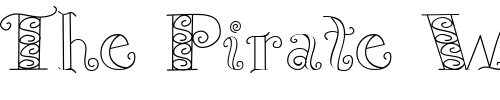 Font : LD-Wrought-Iron Custom Text : The Pirate Way Test your own text here Click to download or to view this font on a tshirt that can be custom printed in Bali