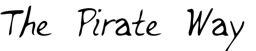 Font : LEHN234 Custom Text : The Pirate Way Test your own text here Click to download or to view this font on a tshirt that can be custom printed in Bali