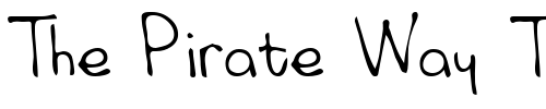 Font : LEHN242 Custom Text : The Pirate Way Test your own text here Click to download or to view this font on a tshirt that can be custom printed in Bali