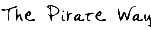 Font : LEHN243 Custom Text : The Pirate Way Test your own text here Click to download or to view this font on a tshirt that can be custom printed in Bali