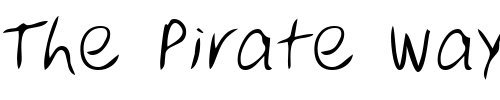 Font : LEHN250 Custom Text : The Pirate Way Test your own text here Click to download or to view this font on a tshirt that can be custom printed in Bali