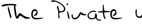 Font : LEHN254 Custom Text : The Pirate Way Test your own text here Click to download or to view this font on a tshirt that can be custom printed in Bali