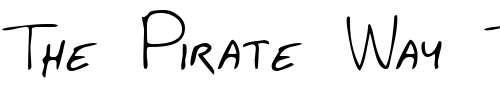 Font : LEHN281 Custom Text : The Pirate Way Test your own text here Click to download or to view this font on a tshirt that can be custom printed in Bali