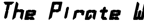 Font : LEaD-Lights-BoldItalic Custom Text : The Pirate Way Test your own text here Click to download or to view this font on a tshirt that can be custom printed in Bali