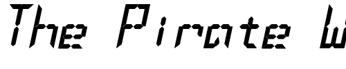 Font : LEaD-Lights-Italic Custom Text : The Pirate Way Test your own text here Click to download or to view this font on a tshirt that can be custom printed in Bali