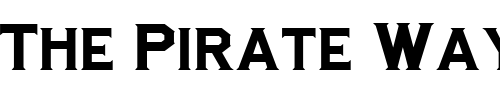 Font : LHF-Antique-Half-Block-BETA Custom Text : The Pirate Way Test your own text here Click to download or to view this font on a tshirt that can be custom printed in Bali