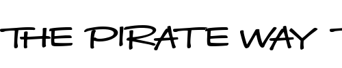 Font : LHF-Basher-REG Custom Text : The Pirate Way Test your own text here Click to download or to view this font on a tshirt that can be custom printed in Bali