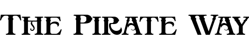 Font : LHF-Big-Top-REG Custom Text : The Pirate Way Test your own text here Click to download or to view this font on a tshirt that can be custom printed in Bali