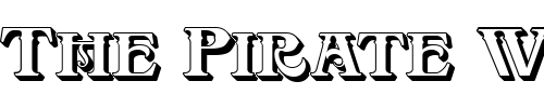 Font : LHF-BigTop-SHADOW Custom Text : The Pirate Way Test your own text here Click to download or to view this font on a tshirt that can be custom printed in Bali