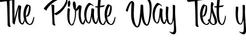 Font : LHF-Bounce-Script Custom Text : The Pirate Way Test your own text here Click to download or to view this font on a tshirt that can be custom printed in Bali