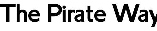 Font : LHF-Chesham-Sans-BOLD Custom Text : The Pirate Way Test your own text here Click to download or to view this font on a tshirt that can be custom printed in Bali